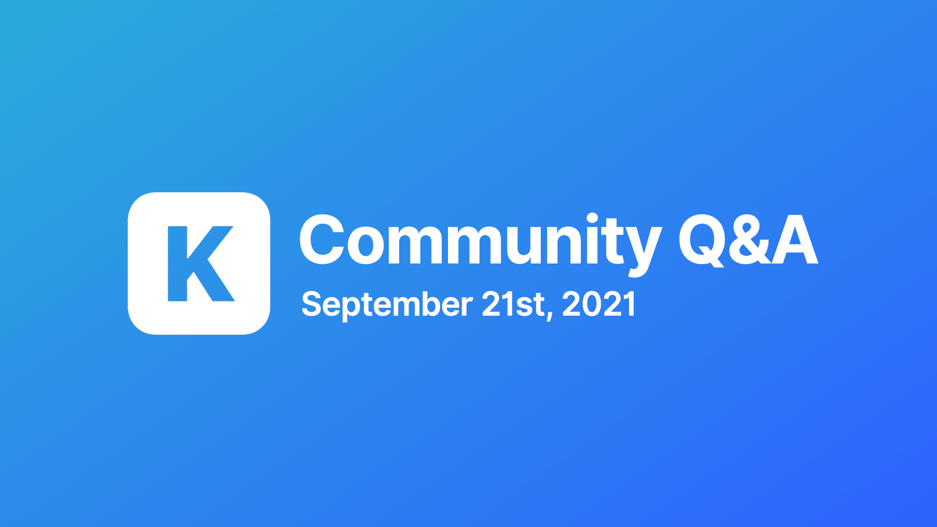 Community Q&A thumbnail showing title